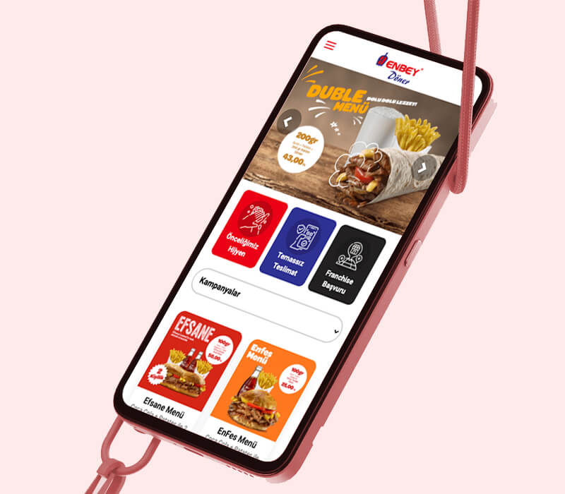 Enbey Döner web site tasarımı